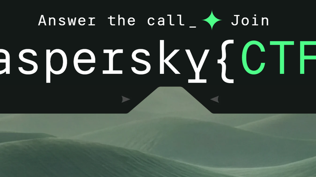 Стартовала регистрация на Kaspersky{CTF} 2026!