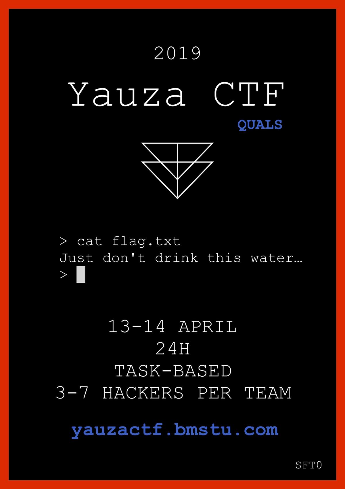 YauzaCTF — 2019